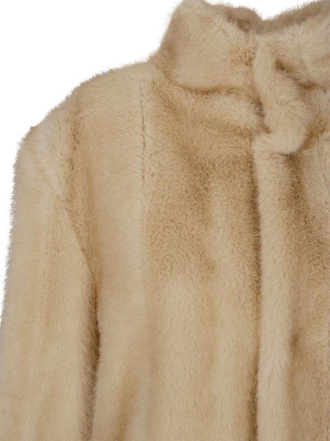 MM6 Maison Margiela faux-fur jacket - Neutrals - zdjęcie produktu nr 1