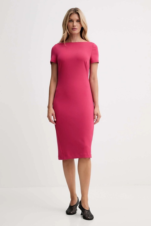 Calvin Klein sukienka kolor różowy mini prosta LV044D063G - zdjęcie produktu nr 1