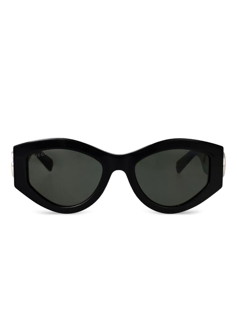 Gucci Eyewear geometric-frame sunglasses - Black - zdjęcie produktu nr 1