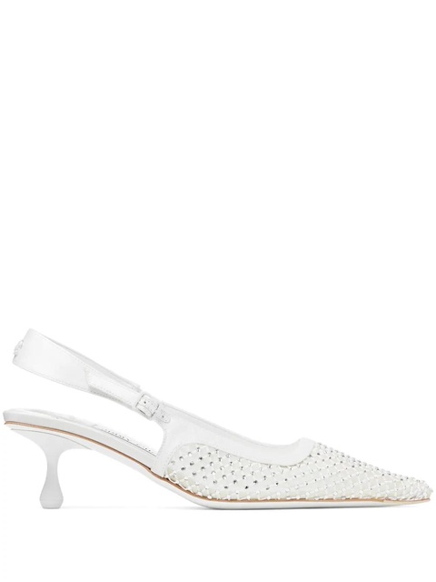 Jimmy Choo 50mm Amel pumps - White - zdjęcie produktu nr 1