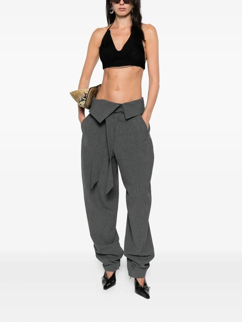 The Attico fold waist trousers - Grey - zdjęcie produktu nr 2