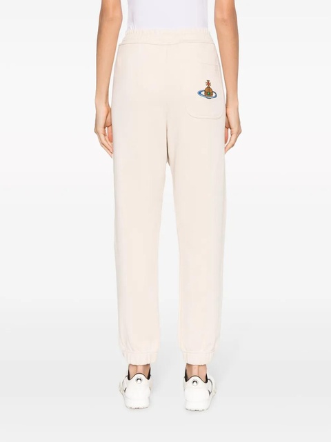 Vivienne Westwood Orb logo-embroidered cotton track pants - Neutrals - zdjęcie produktu nr 2