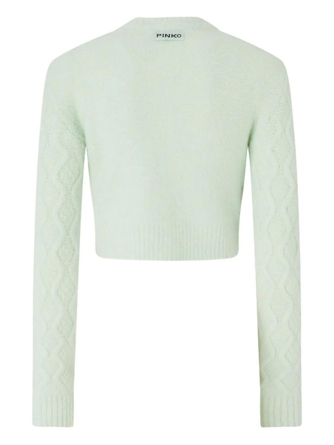 PINKO Dixie Girl buttoned cardigan - Blue - zdjęcie produktu nr 2