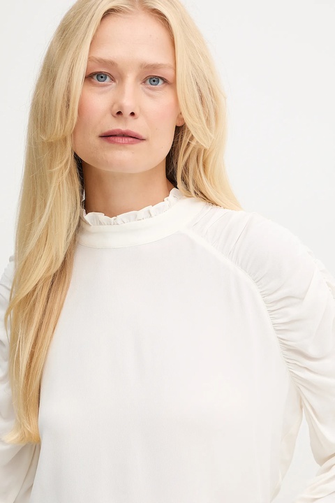 Twinset bluzka damska kolor beżowy gładka 252TT2410 - zdjęcie produktu nr 2