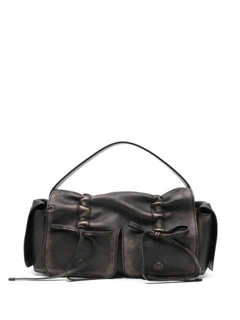 Acne Studios Multipocket leather tote bag - Brown - zdjęcie produktu nr 1