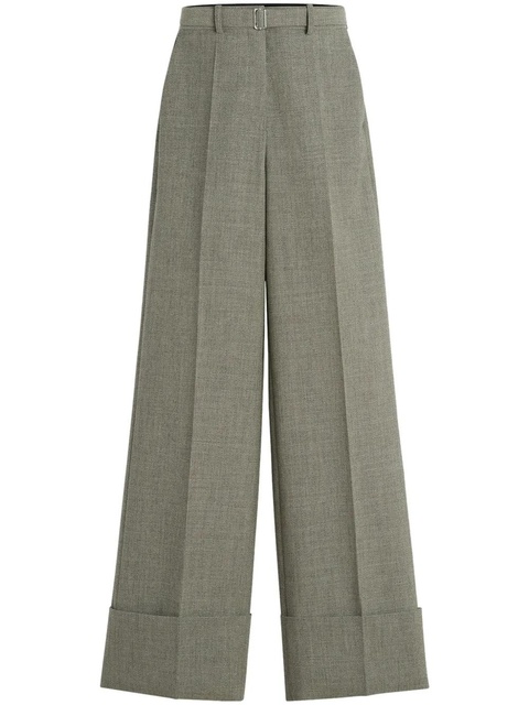 Lanvin wide-leg wool trousers - Grey - zdjęcie produktu nr 1