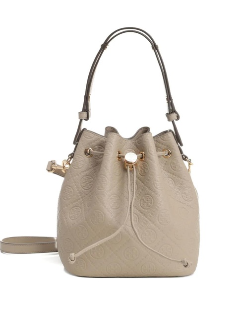 Tory Burch embossed-logo tote bag - Neutrals - zdjęcie produktu nr 2