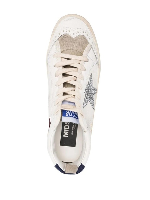 Golden Goose Mid-Star leather sneakers - White - zdjęcie produktu nr 2