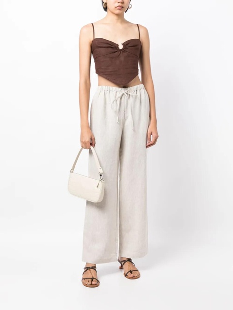 Reformation Olina straight-leg linen trousers - Neutrals - zdjęcie produktu nr 1