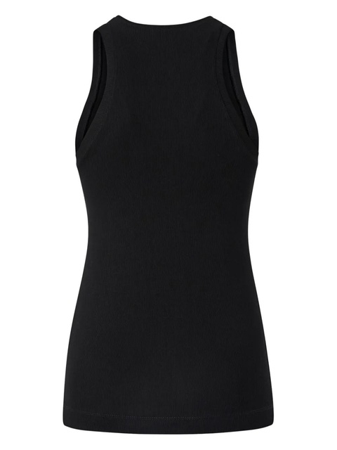 PINKO logo-lettering tank top - Black - zdjęcie produktu nr 2