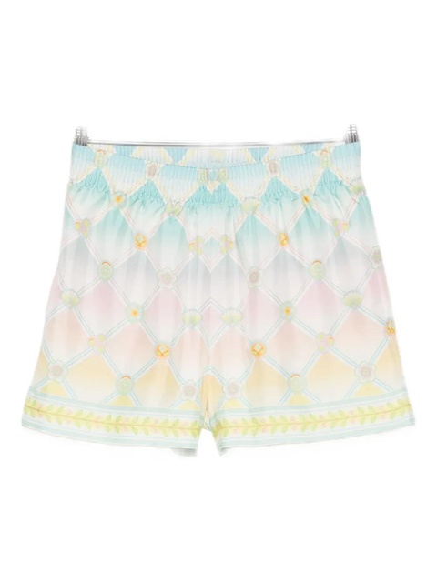 Casablanca diamond-pattern shorts - Black - zdjęcie produktu nr 1