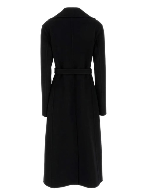 Jil Sander belted-wool coat - Black - zdjęcie produktu nr 2