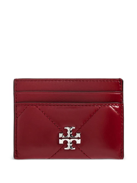 Tory Burch quilted-design card holder - Red - zdjęcie produktu nr 1