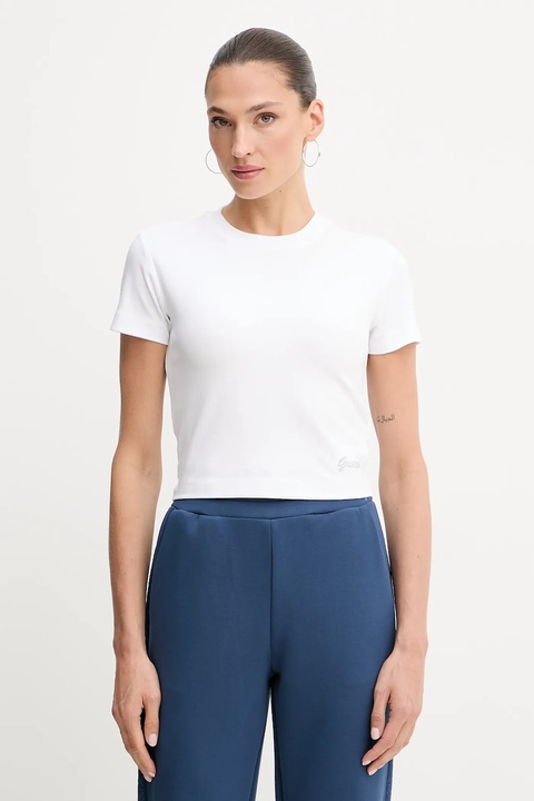 Guess t-shirt damski kolor biały W5YI06 KCYV2 - zdjęcie produktu nr 1