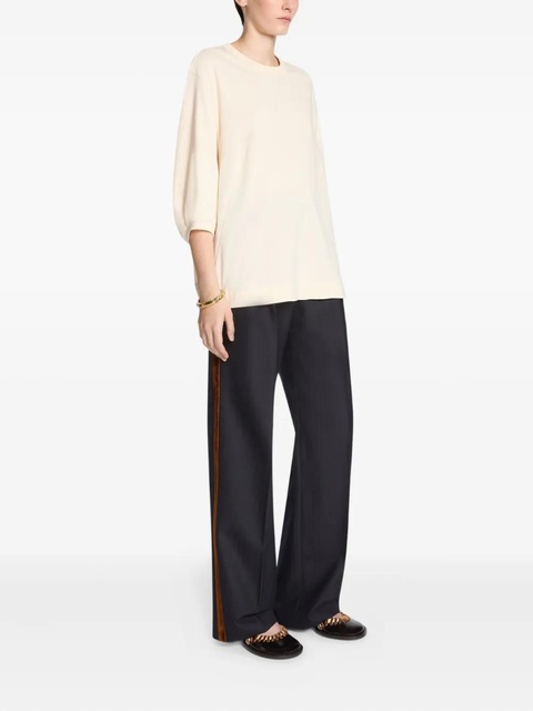 DRIES VAN NOTEN balloon-sleeve tee - Neutrals - zdjęcie produktu nr 1