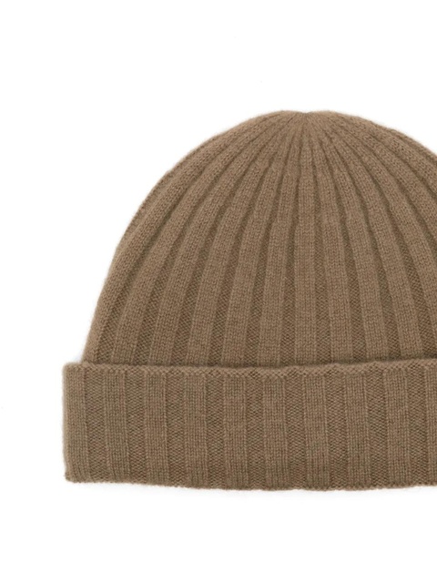 TOTEME ribbed cashmere beanie - Neutrals - zdjęcie produktu nr 2
