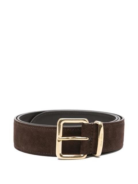 Miu Miu suede belt - Brown - zdjęcie produktu nr 1
