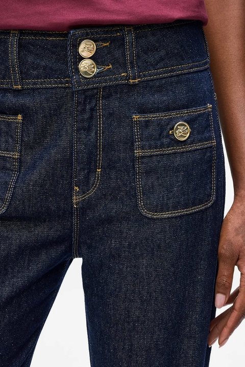 Karl Lagerfeld jeansy bawełniane damskie kolor granatowy A4W10093 - zdjęcie produktu nr 2
