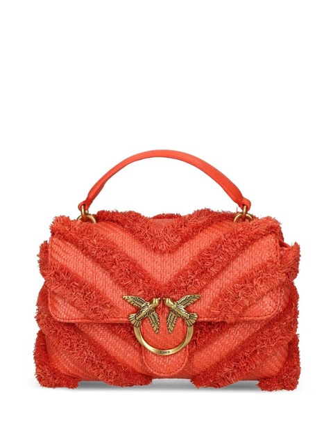 PINKO fringed-chevron shoulder bag - Red - zdjęcie produktu nr 1