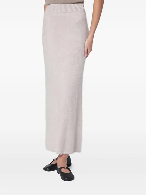 Almada Label ribbed-knit skirt - Neutrals - zdjęcie produktu nr 1
