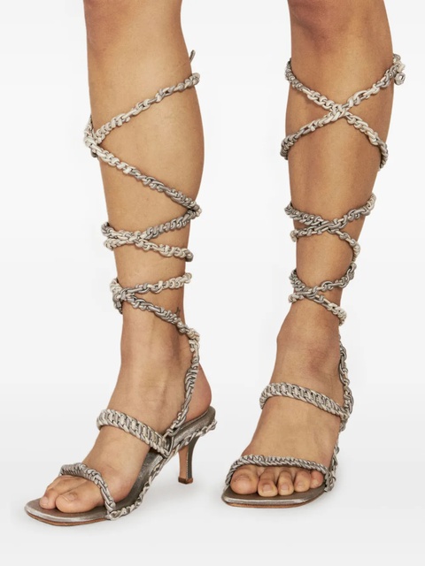 Isa Boulder Roots sandals - Silver - zdjęcie produktu nr 1