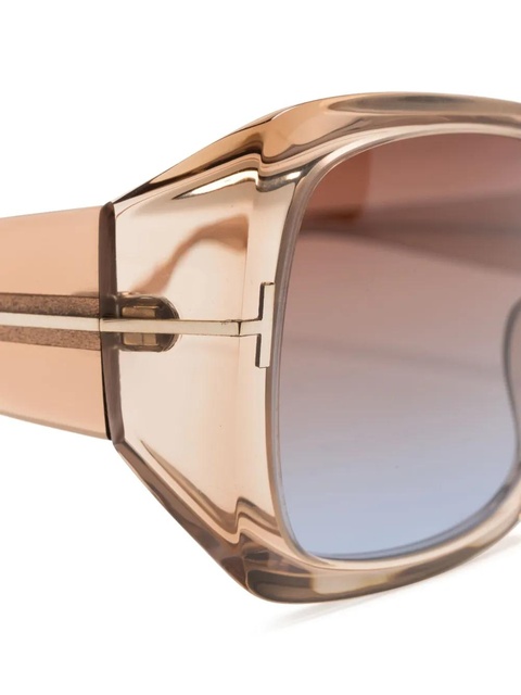 TOM FORD Eyewear Ryder 02 square-frame sunglasses - Pink - zdjęcie produktu nr 2