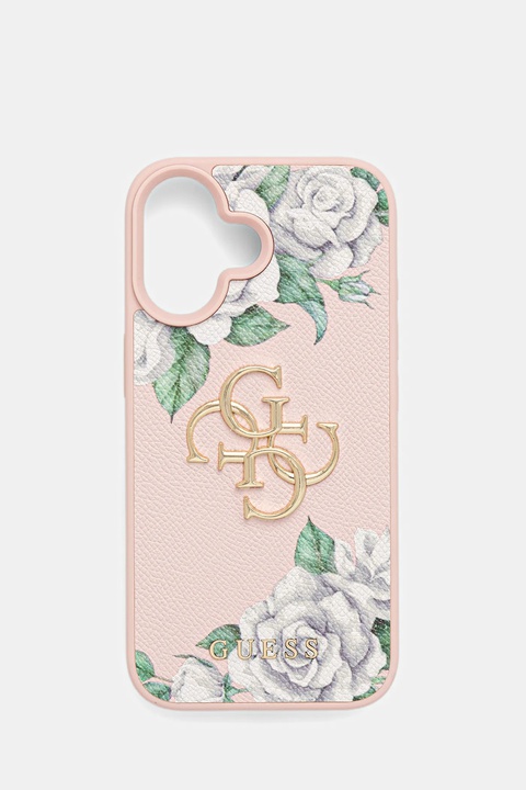 Guess etui na telefon iPhone 16 kolor różowy GUHCP16SPGROP4MP - zdjęcie produktu nr 1