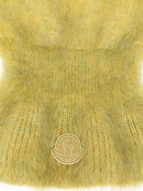 Moncler logo-patch balaclava - Green - zdjęcie produktu nr 2