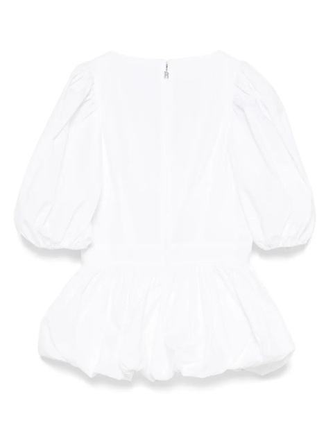 ROTATE BIRGER CHRISTENSEN puff-sleeve bubble top - White - zdjęcie produktu nr 2