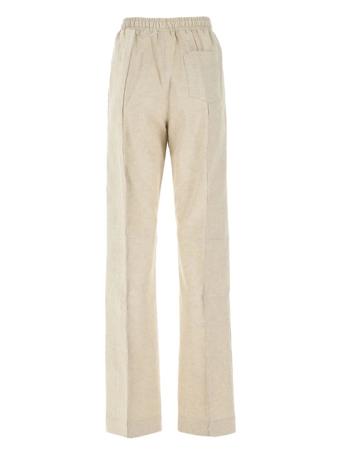 Marine Serre logo-embroidered track pants - Neutrals - zdjęcie produktu nr 2