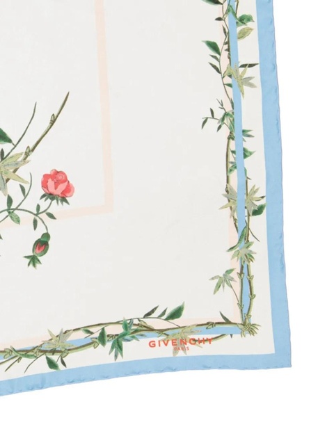 Givenchy floral-print silk scarf - Neutrals - zdjęcie produktu nr 2