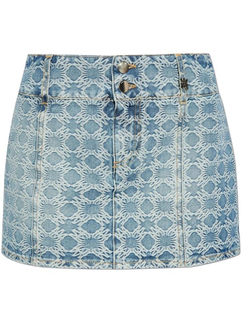 AMIRI denim mini skirt - Blue - zdjęcie produktu nr 1