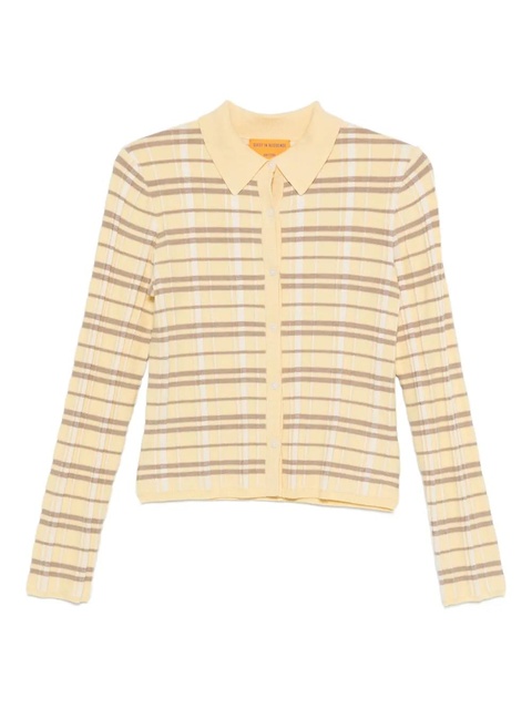 Guest In Residence Elle plaid cardigan - Yellow - zdjęcie produktu nr 1