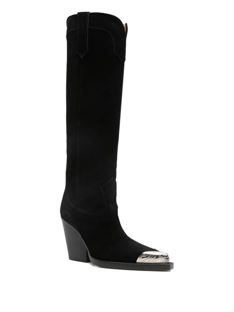 Paris Texas El dorado metal toe 90mm boots - Black - zdjęcie produktu nr 2
