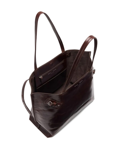 Proenza Schouler Days leather tote bag - Brown - zdjęcie produktu nr 1