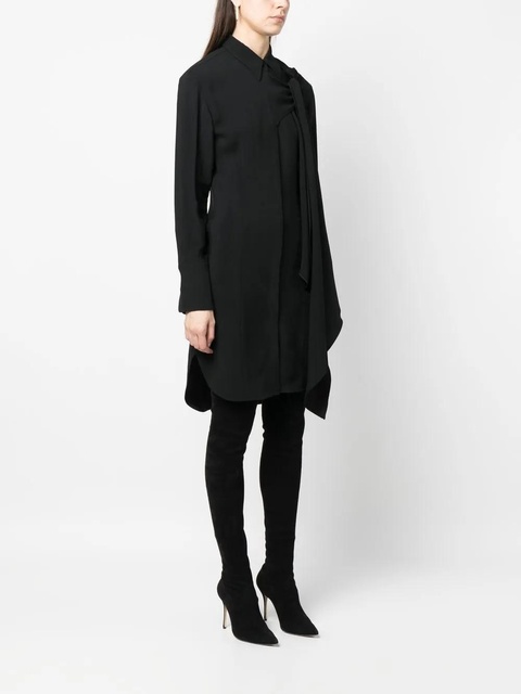 Victoria Beckham classic-collar shirt dress - Black - zdjęcie produktu nr 1