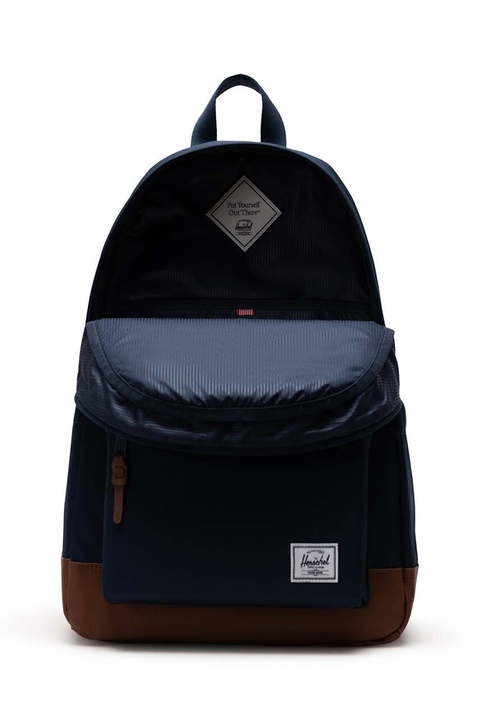 Herschel plecak 11383-03548-OS Heritage Backpack kolor granatowy duży gładki - zdjęcie produktu nr 2