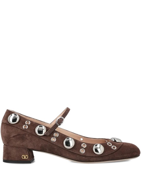 Valentino Garavani metal-stud pumps - Brown - zdjęcie produktu nr 1