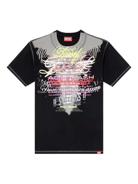 Diesel Remaster Capsule T-Normac-1 T-shirt - Black - zdjęcie produktu nr 1