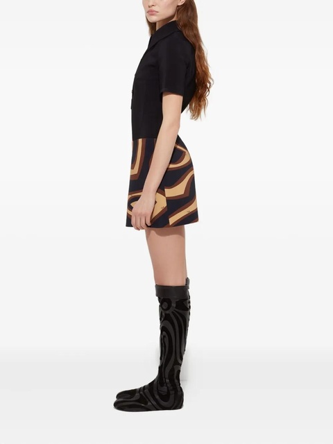 PUCCI labirinto print short dress - Black - zdjęcie produktu nr 2