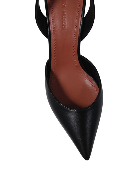 Amina Muaddi 70mm Holli slingback pumps - Black - zdjęcie produktu nr 1