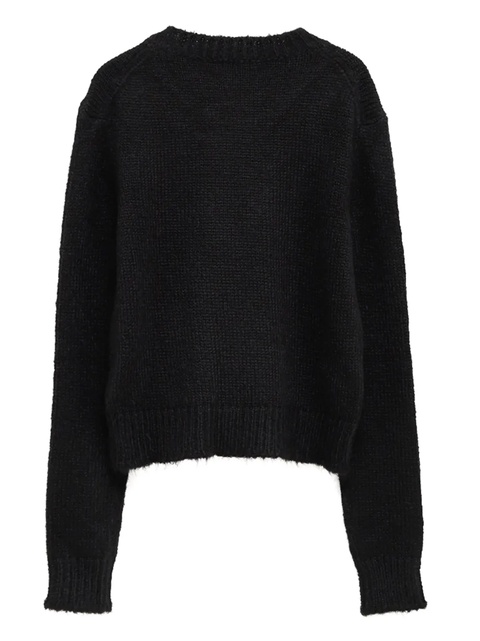 Jil Sander crew-neck jumper - Black - zdjęcie produktu nr 2
