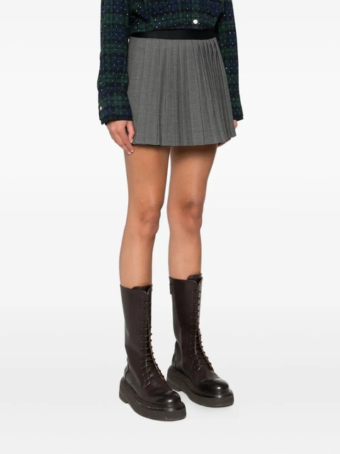 Maje box-pleated skirt - Grey - zdjęcie produktu nr 1