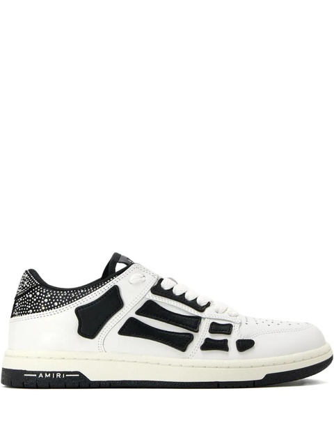 AMIRI crystal-embellished bone sneakers - White - zdjęcie produktu nr 1