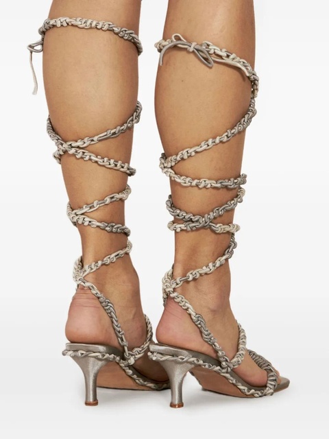 Isa Boulder Roots sandals - Silver - zdjęcie produktu nr 2