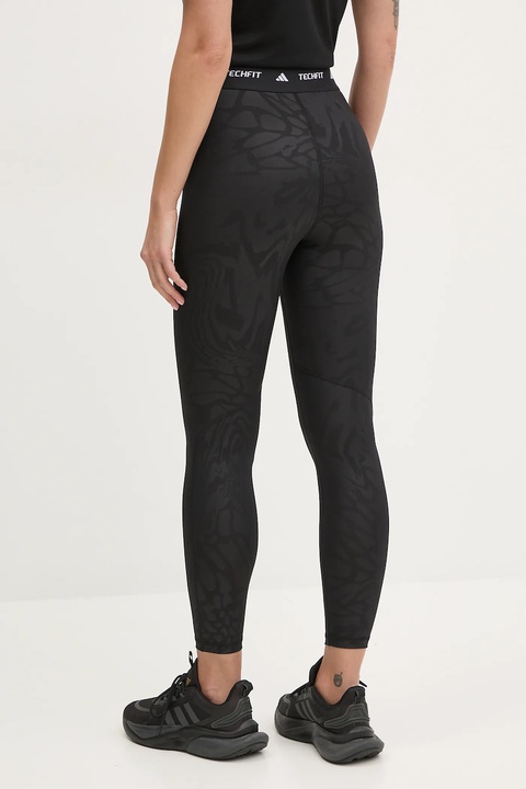 adidas Performance legginsy treningowe Techfit kolor czarny wzorzyste JE3644 - zdjęcie produktu nr 2