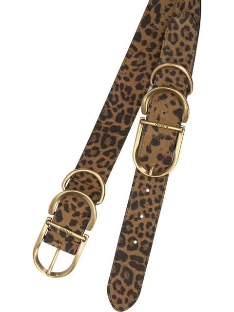 PINKO leopard buckle belt - Brown - zdjęcie produktu nr 2