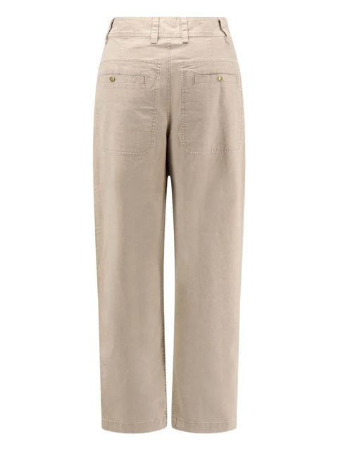 MARANT ÉTOILE cotton trousers - Neutrals - zdjęcie produktu nr 2