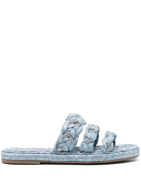 Aquazzura Costiera flat espadrille - Blue - zdjęcie produktu nr 1