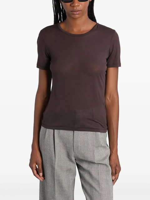 ANINE BING round-neck short-sleeve T-shirt - Brown - zdjęcie produktu nr 1